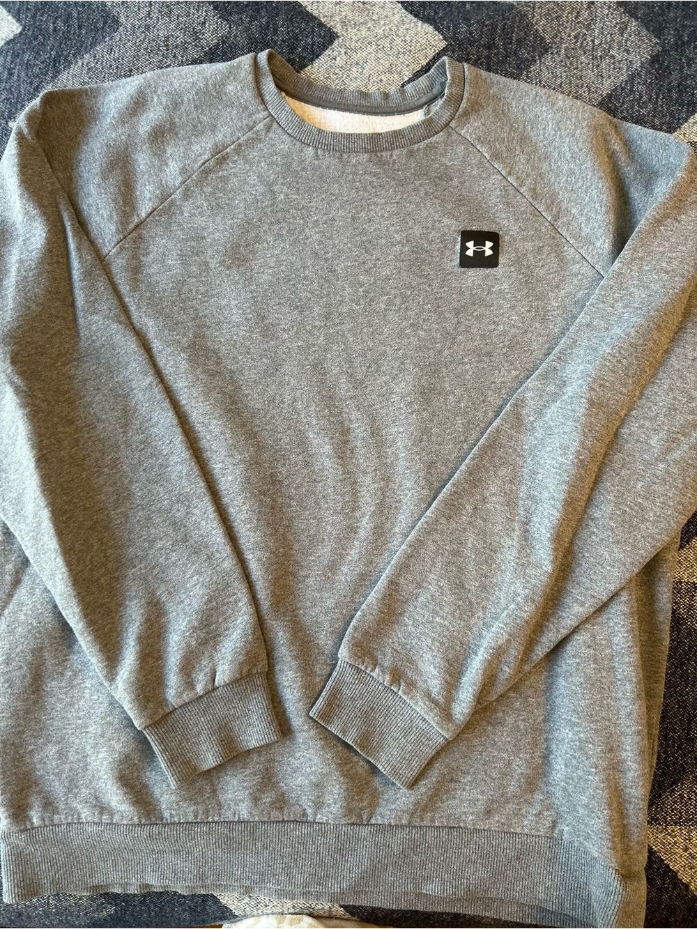 Under Armour Men's Heather Gray Crewneck Sweatshirt